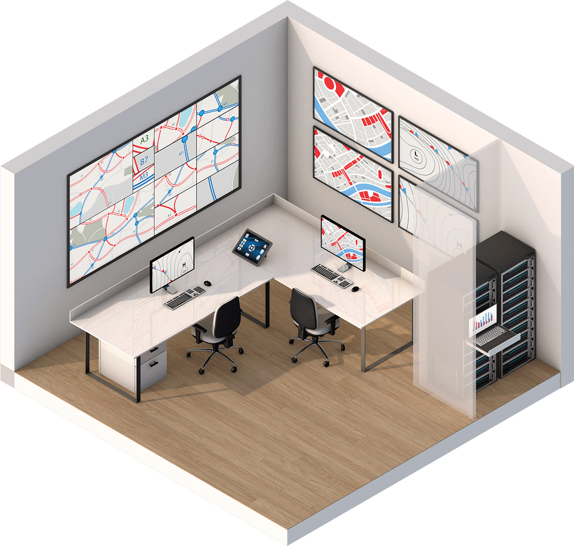 Soluciones para salas de control