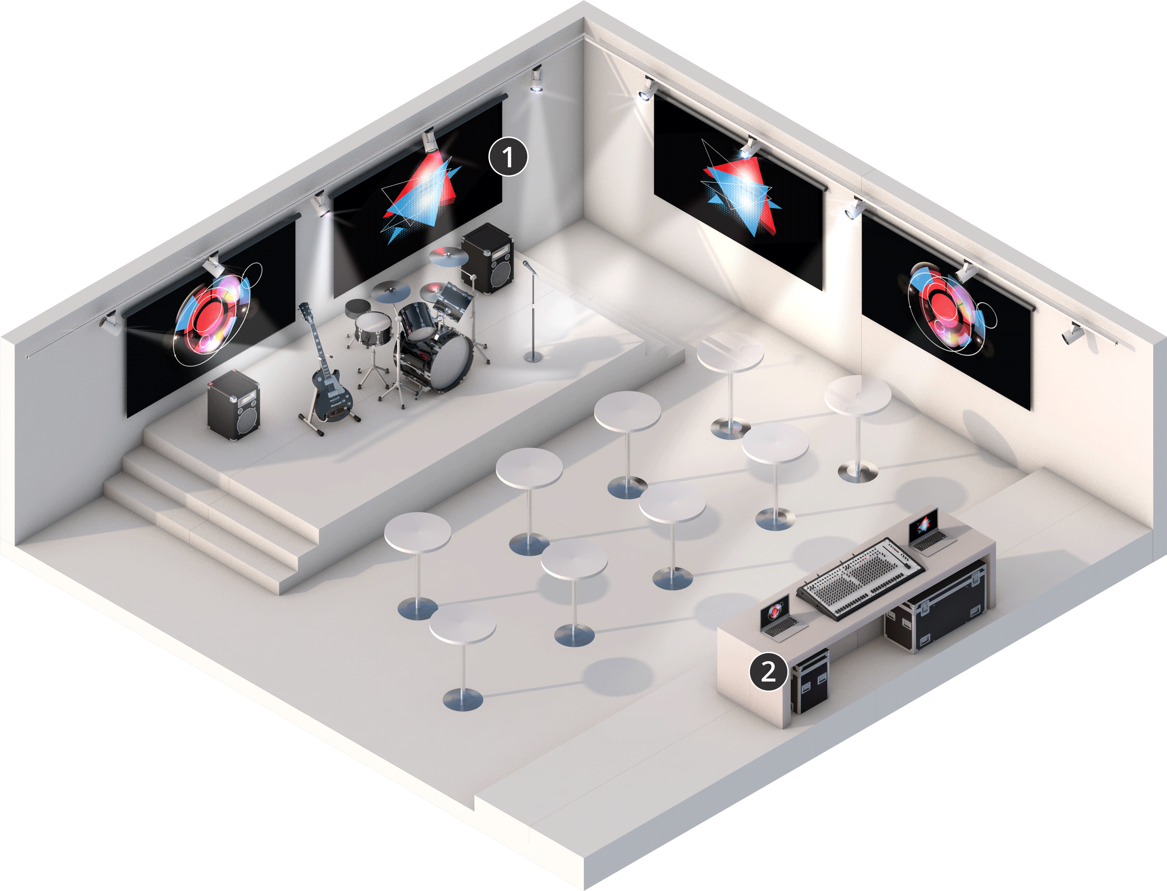 Soluciones para entretenimiento