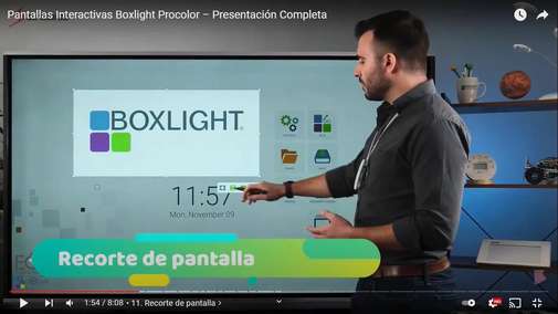 Boxlight - Recorte de pantalla