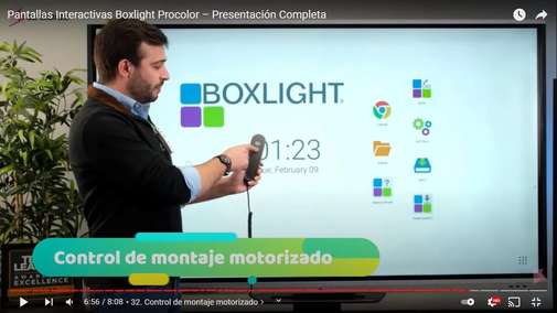 Boxlight - Montaje Motorizado