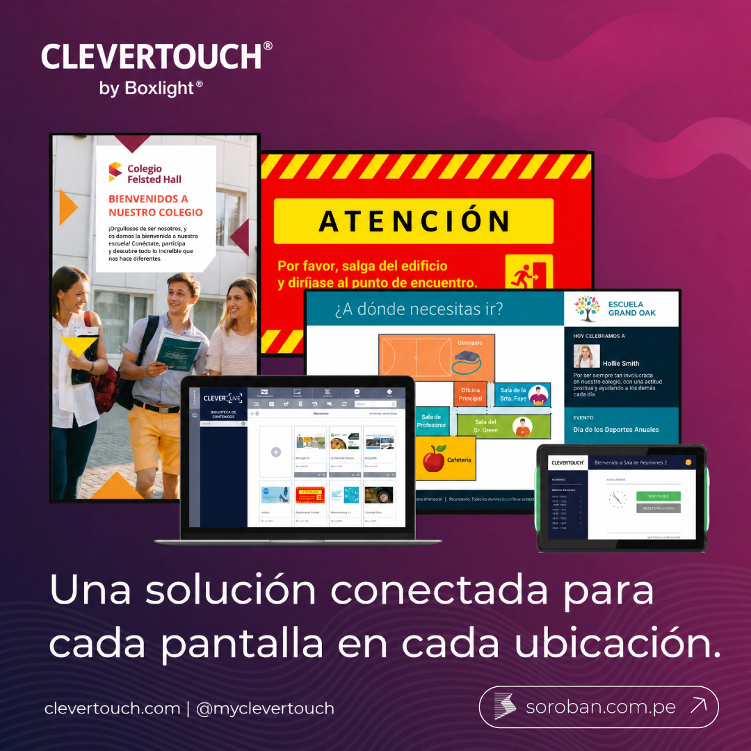 Una Solución Clevertouch para cada ubicación.