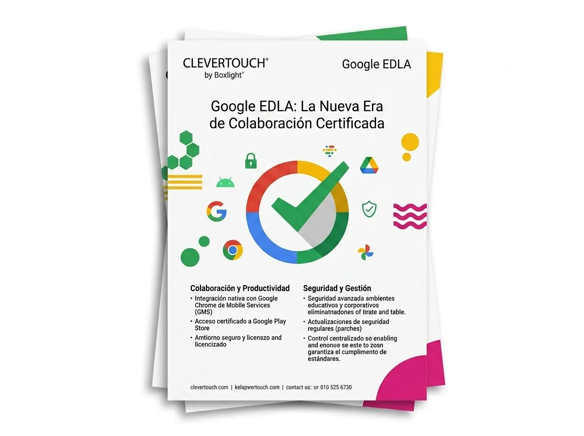 Clevertouch y Mimio de Boxlight certificadas por Google EDLA
