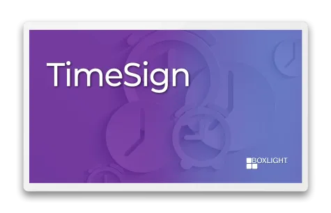 FrontRow™ TimeSign