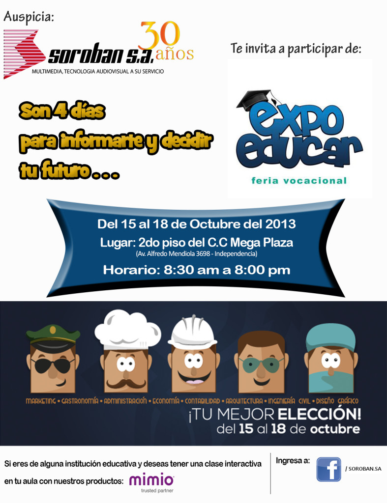 Feria Vocacional – EXPOEDUCAR 2013