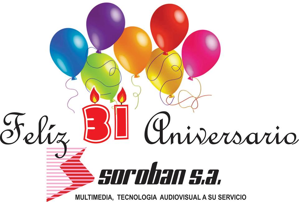 Feliz 31 Aniversario SOROBAN