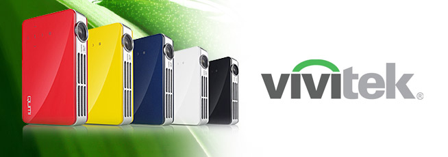 Proyector LED portátil Qumi Q7 Plus de Vivitek