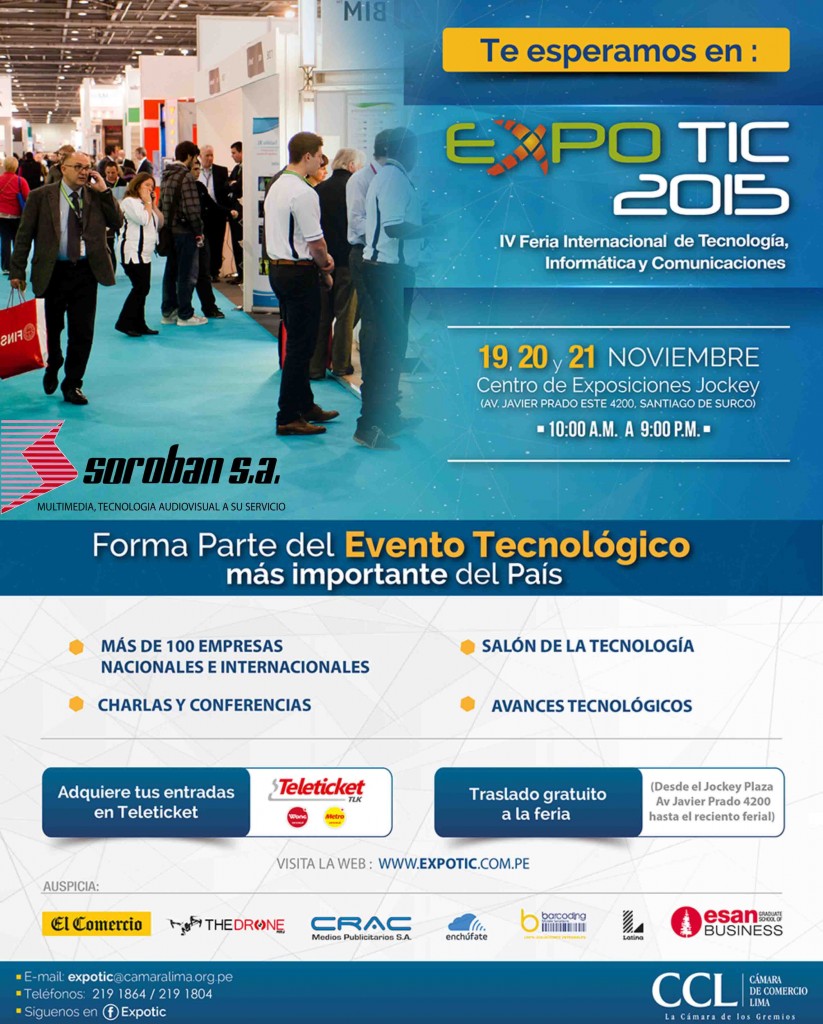 EXPOTIC 2015 – Feria Internacional de Tecnología, Informática y Comunicaciones