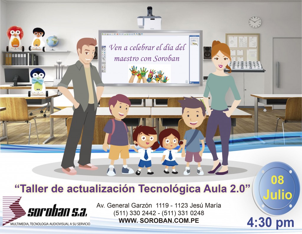 Taller de Actualización Tecnológica Aula 2.0: 'Sesión Especial por el día del Maestro'