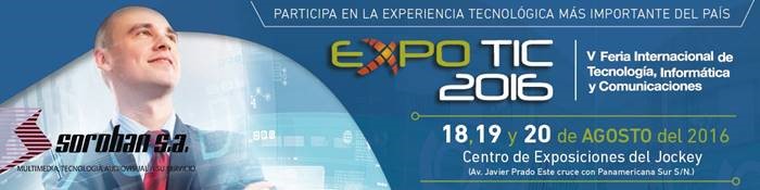 EXPOTIC 2016 – Feria Internacional de Tecnología, Informática y Comunicaciones