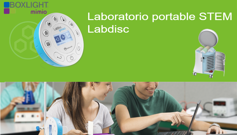 Boxlight Mimio: Laboratorio de Ciencias en la palma de tus manos con Labdisc