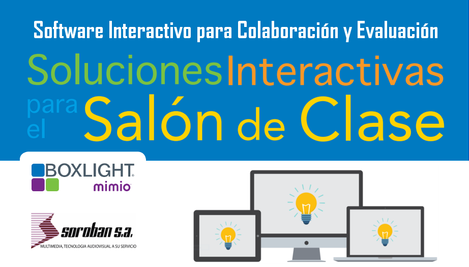 Boxlight Mimio: Software Interactivo para Colaboración y Evaluación
