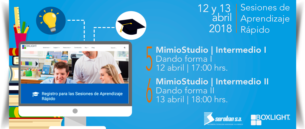 Boxlight Mimio: Capacitaciones de Abril Para Docentes: Sesión 5 y 6