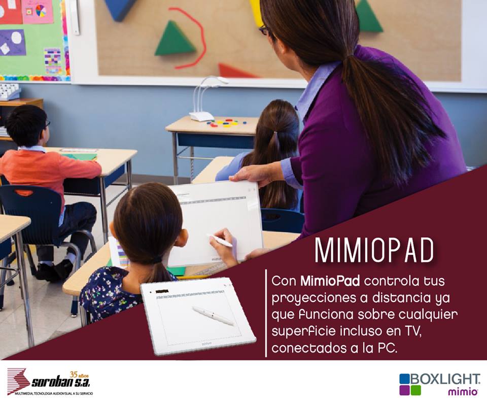 MimioPad: Controla tu Proyección a Distancia