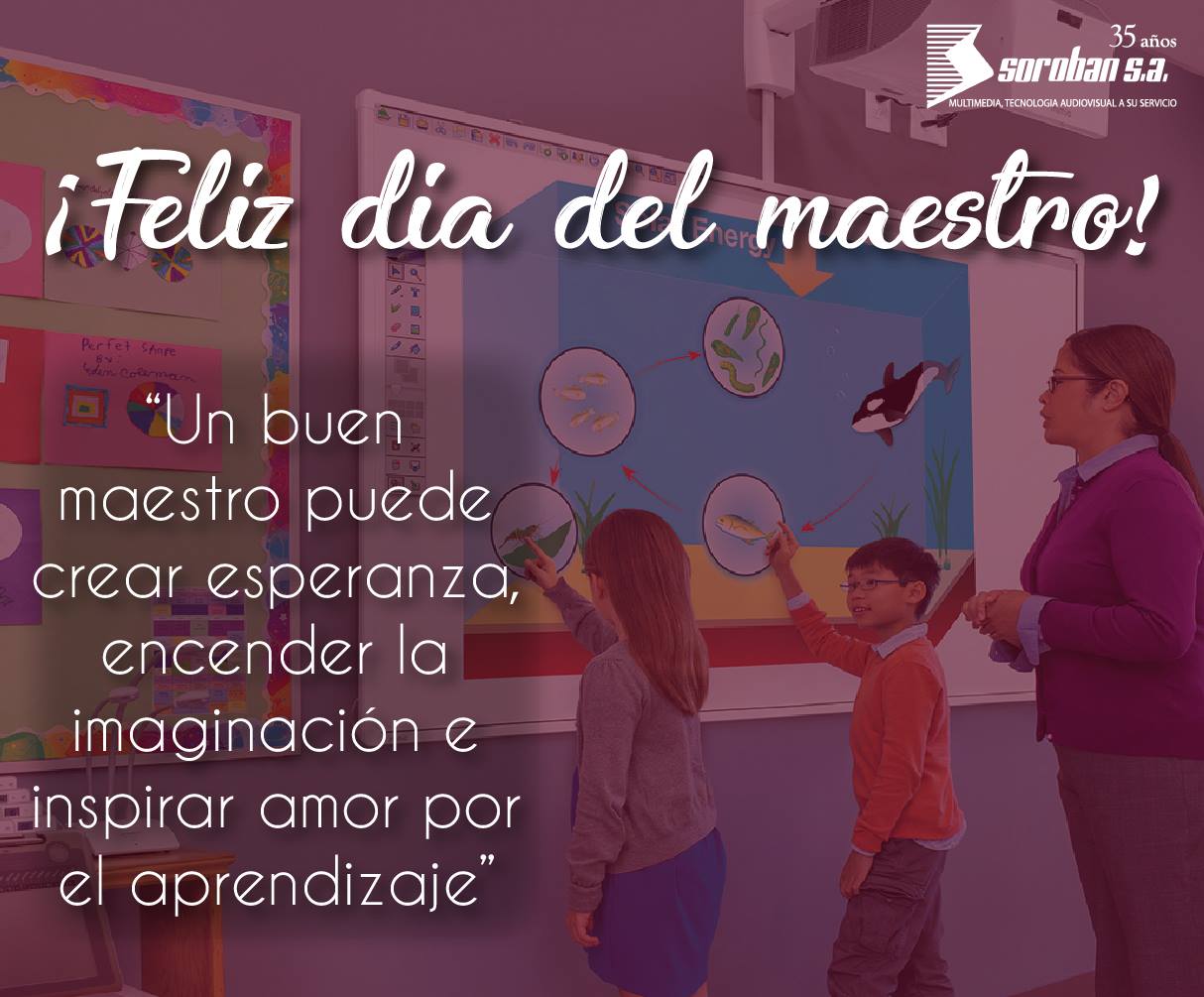 Feliz Día del Maestro