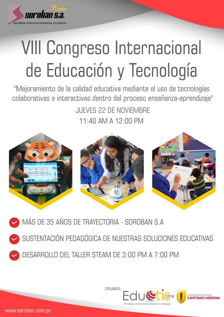 VIII Congreso Internacional de Educación y Tecnología (EDUTIC 2018)