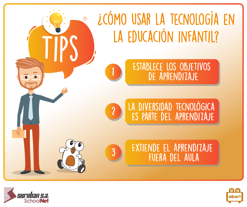 Albert Tips: ¿Cómo usar la tecnología en la educación infantil?