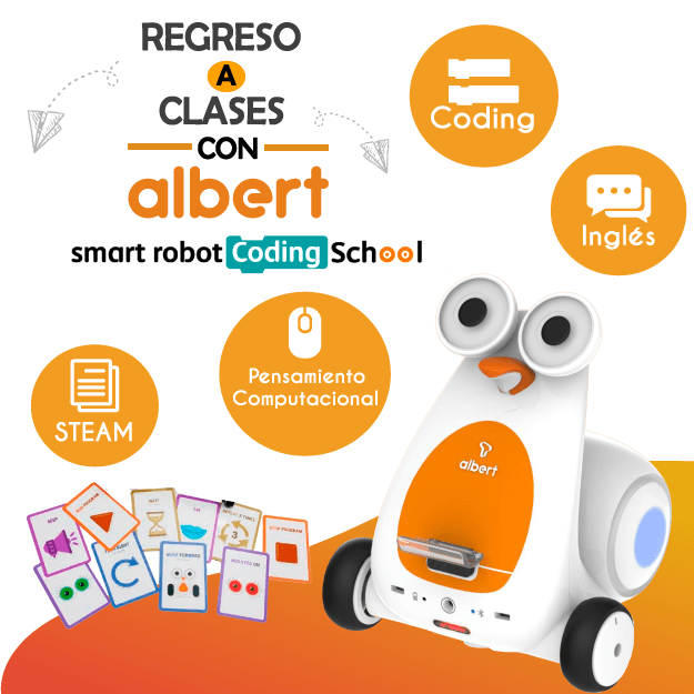 De regreso a clases con Albert Smart Robot Coding School