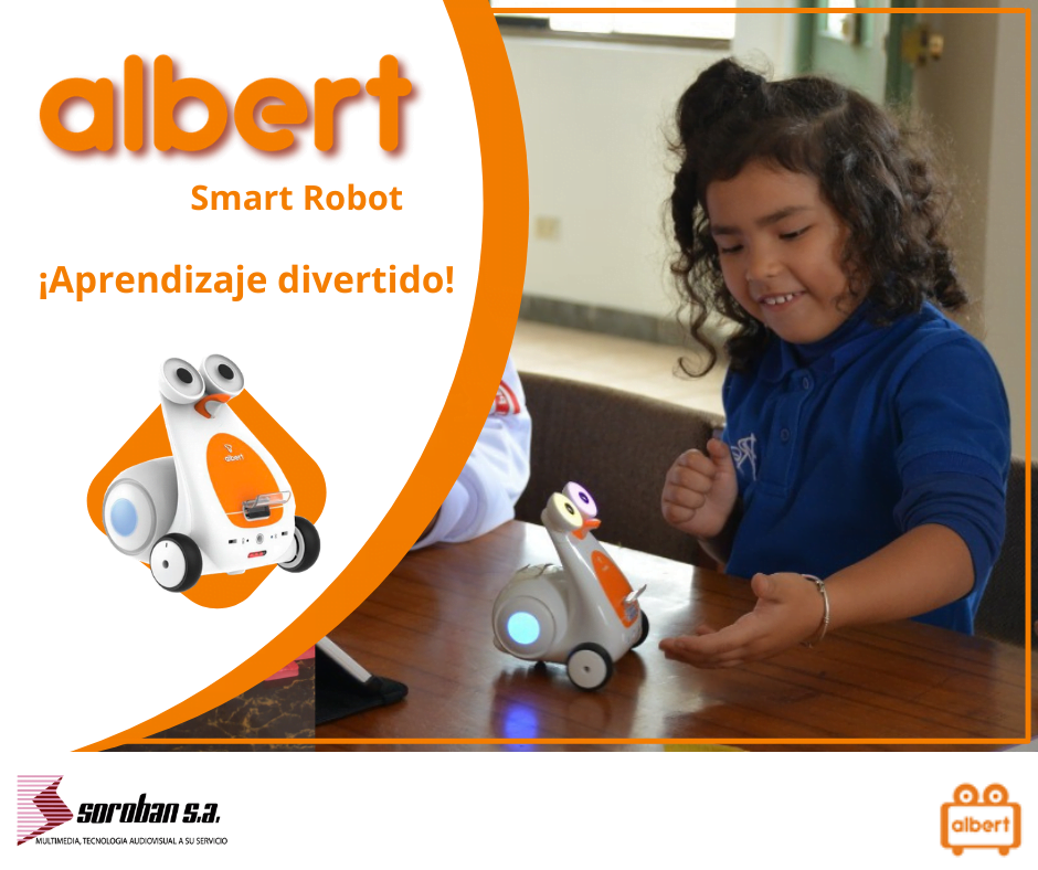 Aprendizaje creativo y divertido con Albert Smart Robot