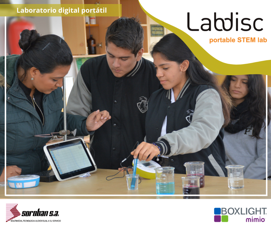 Lleva el aula de ciencias a cualquier lugar con Labdisc