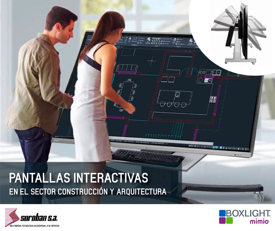 Pantallas Interactivas en el sector Construcción y Arquitectura
