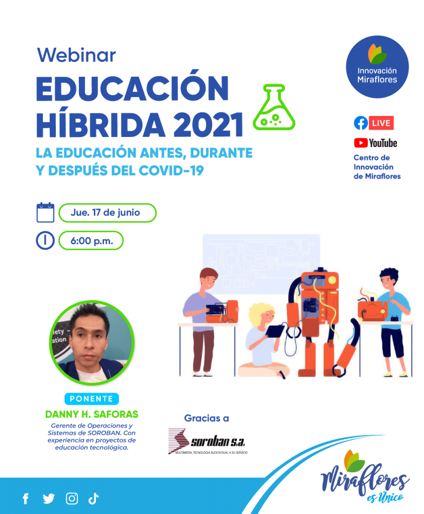 Webinar: Educación Hibrida 2021 – Centro de Innovación de Miraflores