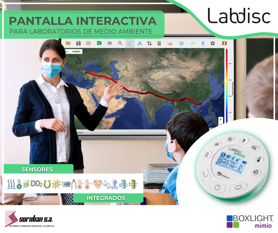 Pantalla Interactiva para Laboratorios de Medio Ambiente