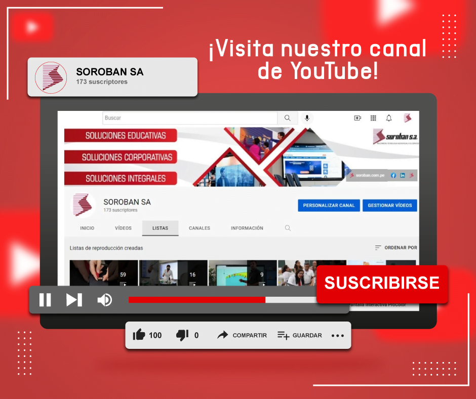 Visita Nuestro canal de YouTube – SOROBAN SA