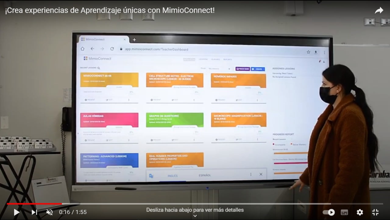 Crea experiencias de Aprendizaje únicas con MimioConnect