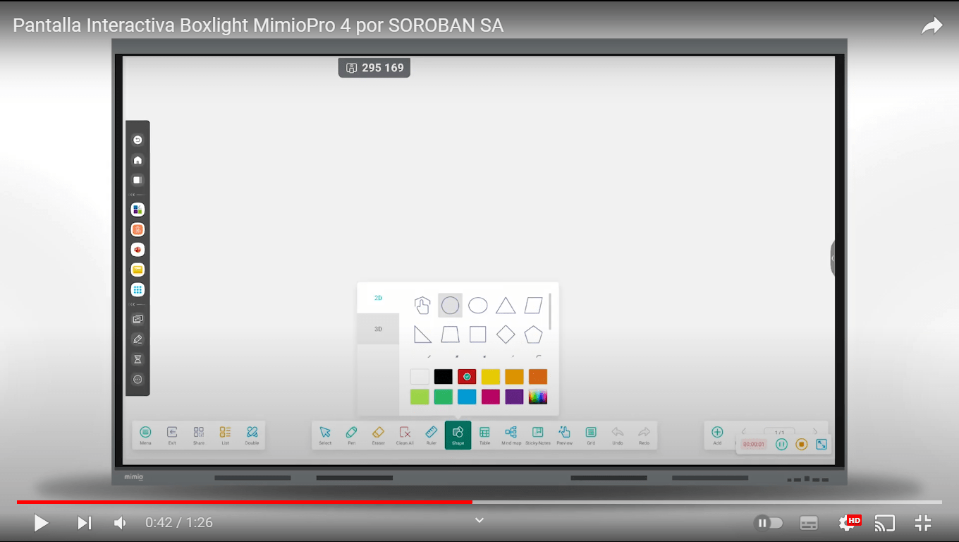 Crea experiencias únicas con las Pantallas Interactivas Boxlight MimioPro 4