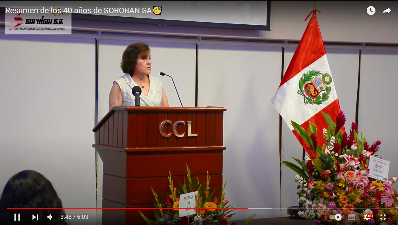 Resumen de los 40 años de SOROBAN SA