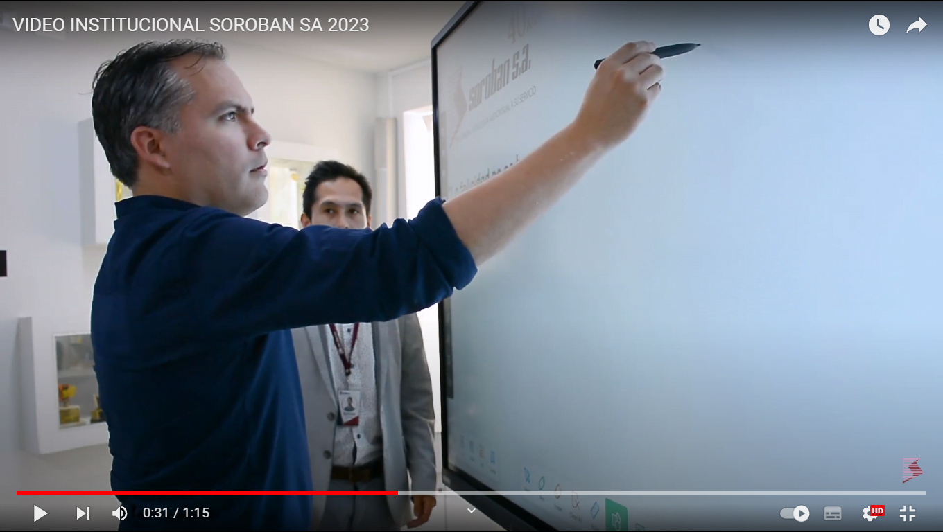 Video Institucional SOROBAN SA 2023