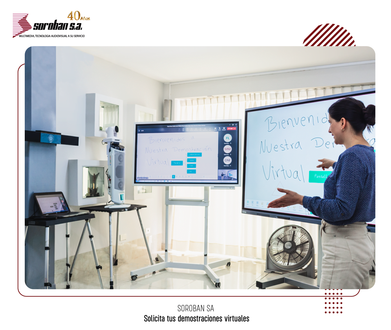 Experimenta nuestras soluciones tecnológicas sin salir de la oficina: Solicita una demostración remota gratuita hoy mismo.