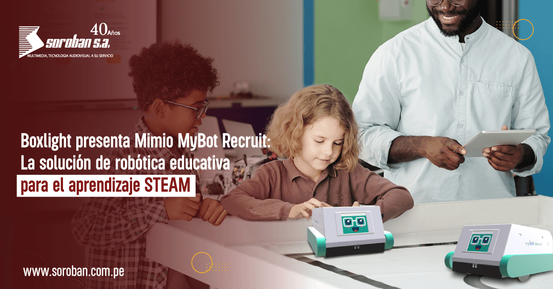 Boxlight presenta Mimio MyBot Recruit: la solución de robótica educativa para el aprendizaje STEAM