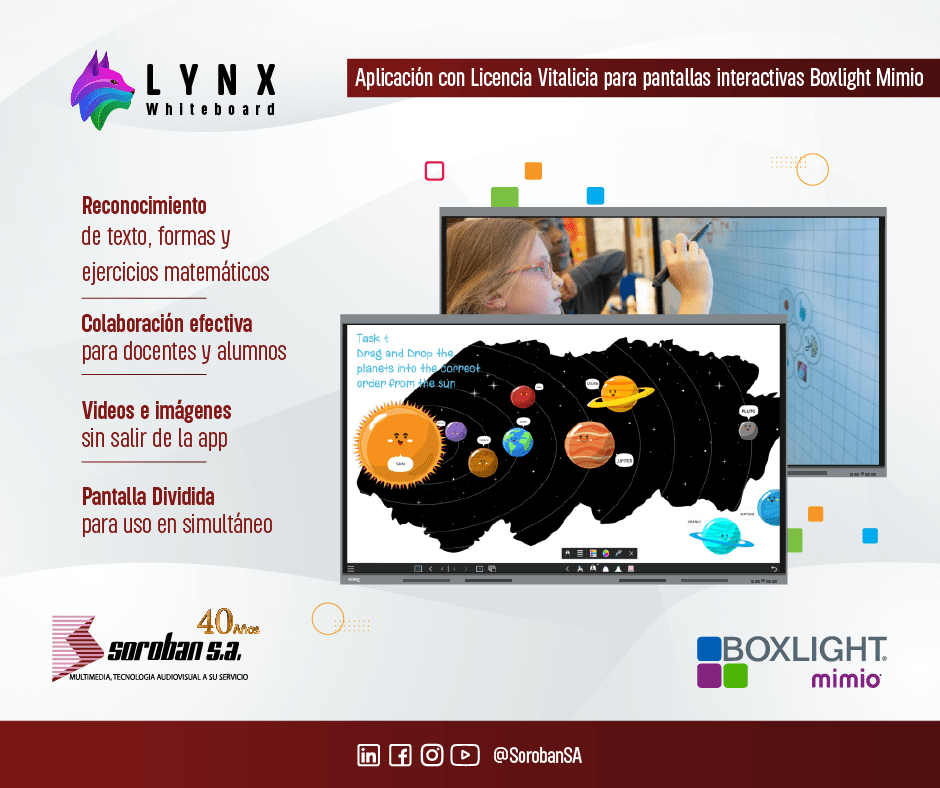 Lynx Whiteboard: Transformando la Forma de Enseñar con las Pantallas Interactivas Boxlight MimioPro