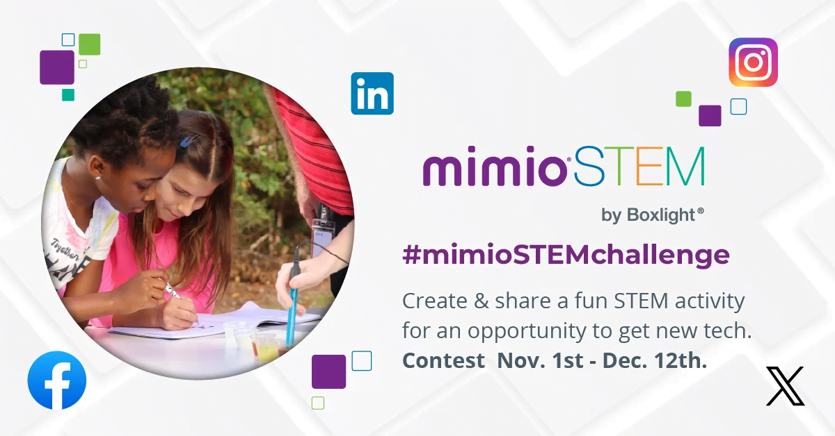 ¡Únete a la Innovación Educativa! Concursa en #mimioSTEMchallenge