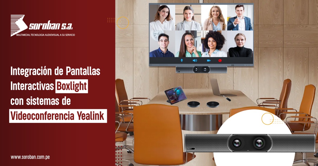 Integración de pantallas interactivas Boxlight Mimio con sistemas de videoconferencia Yealink