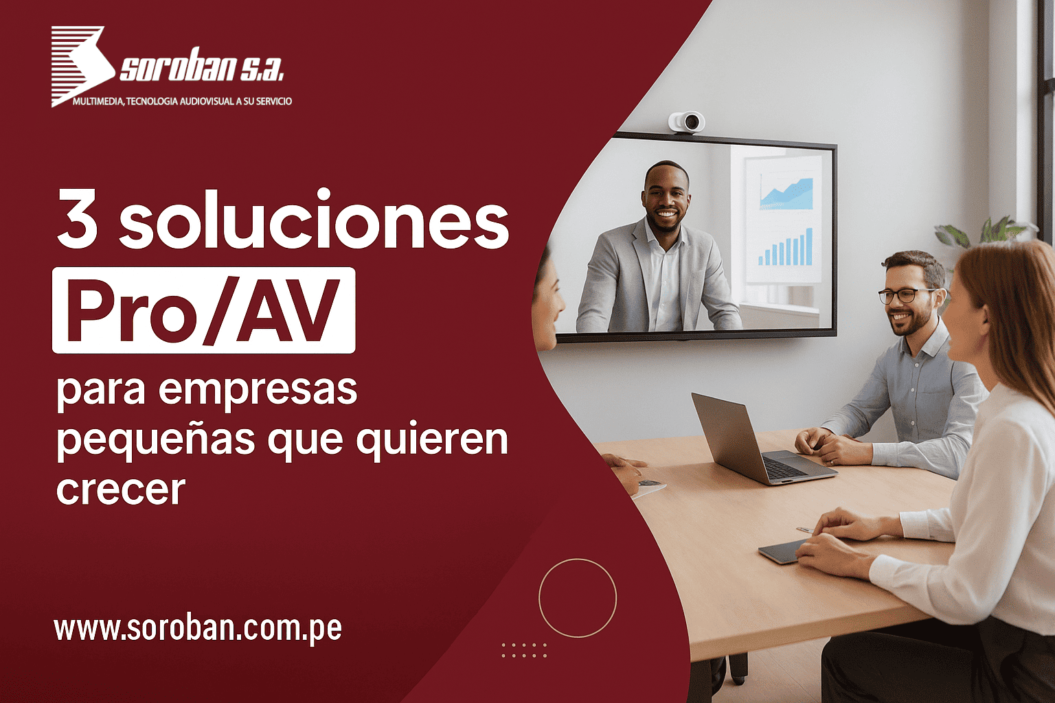 3 Soluciones Pro/AV para empresas pequeñas que quieren crecer