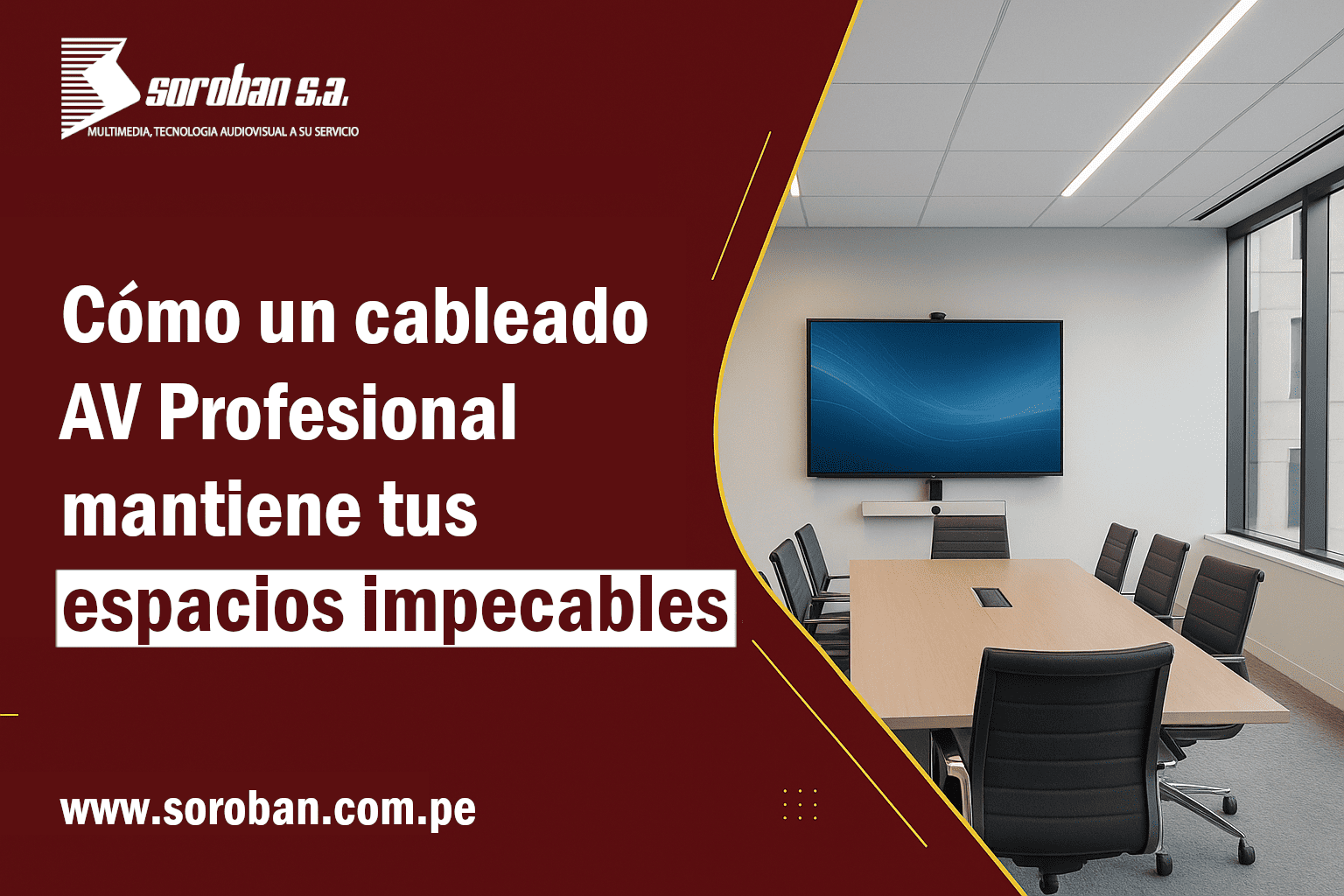 Cómo un Cableado AV Profesional Mantiene Tus Espacios Impecables