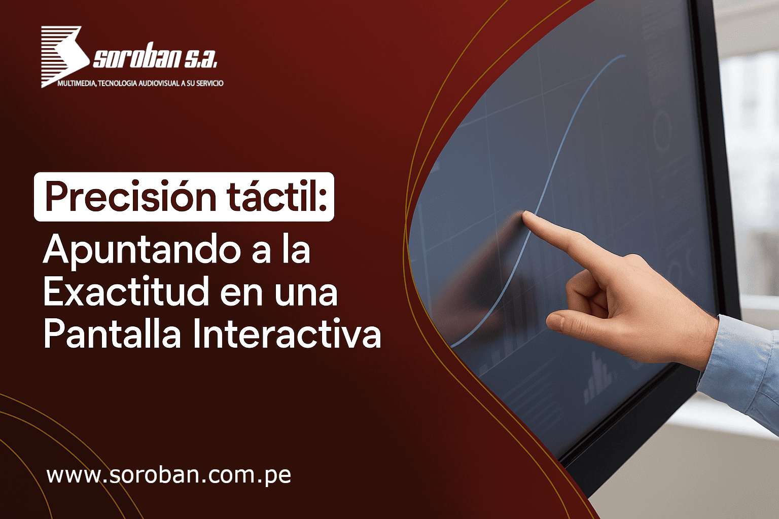 Precisión Táctil: Apuntando a la Exactitud en una Pantalla Interactiva