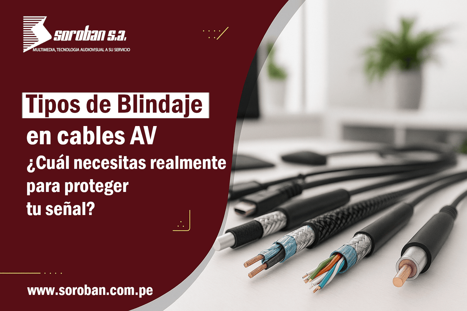 Tipos de Blindaje en Cables AV: ¿Cuál Necesitas Realmente para Proteger Tu Señal?
