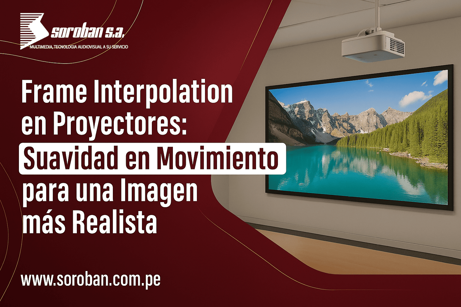Frame Interpolation en Proyectores: Suavidad en Movimiento para una Imagen Más Realista
