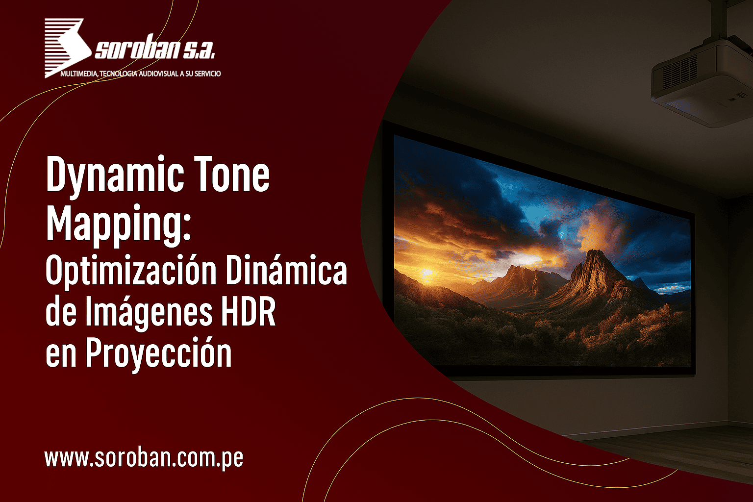 Dynamic Tone Mapping: Optimización Dinámica de Imágenes HDR para Proyección de Alto Nivel